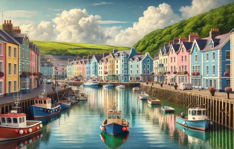 AI generated image of Aberaeron