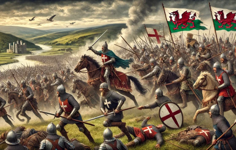 AI generated image of Owain Glyndŵr’s Rebellion